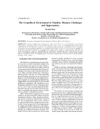 The Geopolitical Environment in Namibia: Business Challenges and Opportunities