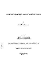 Understanding the Implications of the Hart-Celler Act