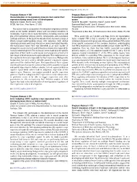 Characterization of Cis-Regulatory Elements That Control Pax7
