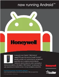 Now Running Android™