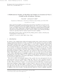 A Mathematical Analysis of Knotting and Linking in Leonardo Da Vinci's