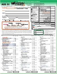 AUG21 Order Form