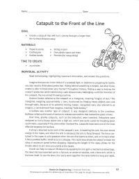 Catapult to the Front of the Line