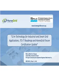 Ghn for Smart Grid and Industrial Apps IEEE ISPLC May 2020