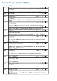 Program Guide Report