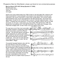 Ravel String Quartet