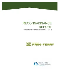 RECONNAISSANCE REPORT Operational Feasibility Study: Task 2