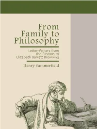 From Family to Philosophy