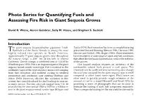 Photo Series for Quantifying Fuels and Assessing Fire Risk in Giant Sequoia Groves
