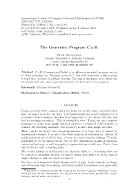 The Geometry Program C.A.R