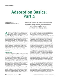 Adsorption Basics: Part 2