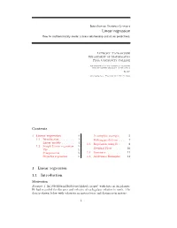 Linear Regression How to Mathematically Model a Linear Relationship and Make Predictions
