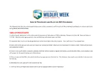 Sign-Up Procedures and Rules for 2021 Excursions