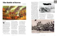 The Battle of Keren Every British Move Could Be Seen, and They Directed Their ﬁ Re Accordingly