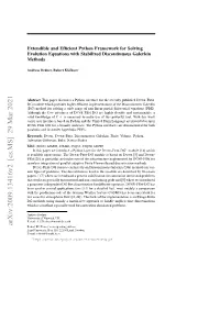 The DUNE-Fem-DG Framework