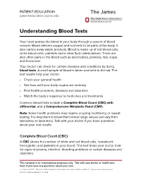 Understanding Blood Tests