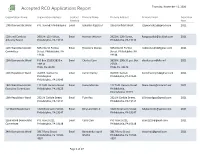 Accepted RCO's Report