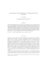 Discontinuous Galerkin Methods for Computational Fluid Dynamics