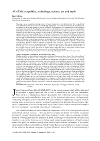 AVATAR: Ecopolitics, Technology, Science, Art and Myth