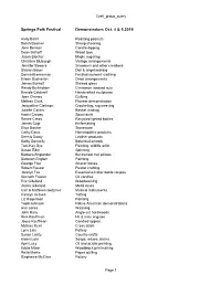 Demonstrator List0819