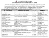 Longford Community Resources Ltd Rural Development Programme (RDP) (LEADER) Grant Aid Paid