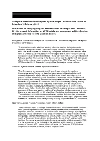 Senegal- Researched and Compiled by the Refugee Documentation Centre of Ireland on 10 February 2011