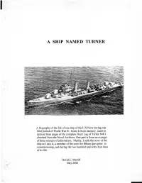 A Ship Named Turner