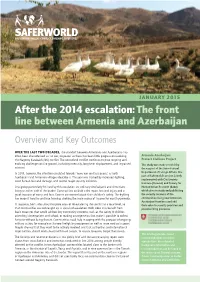 After the 2014 Escalation: the Front Line Between Armenia and Azerbaijan Overview and Key Outcomes
