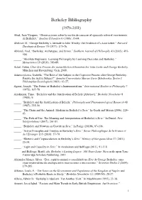 Berkeley Bibliography