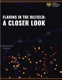 Flaring in the Oilfield: a Closer Look Flaring in the Oilfield: a Closer Look August 2020