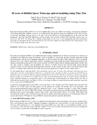 20 Years of Hubble Space Telescope Optical Modeling Using Tiny Tim