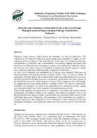 Diversity and Abundance of Intertidal Crabs at the East Swamp- Managed Areas in Segara-Anakan Cilacap, Central Java, Indonesia