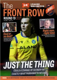 Round 19 2021 Row Volume 2 · Issue 20