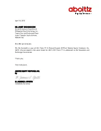 SEC FORM 17-A (ANNUAL REPORT) (B) Has Been Subject to Such Filing Requirements for the Past 90 Days