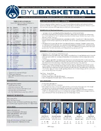 1 2020-21 Byu Schedule