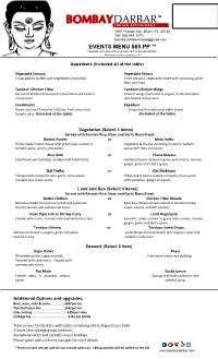 Group Menu 65Pp