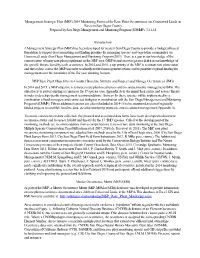 Multiple Species Conservation Program (MSCP) Rare Plant Monitoring Review and Revision