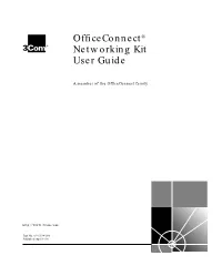 Officeconnect Networking Kit User Guide, 4/98