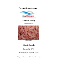 Seafood Assessment