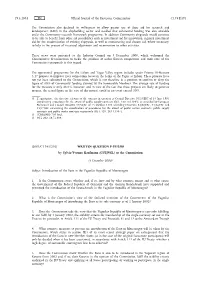 The Commission Also Declared Its Willingness to Allow Greater Use Of