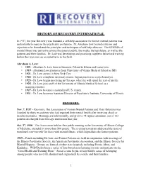 Brief Outline History