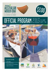 Site Map • Boat Directory • Entertainment Schedule • Special Events AWBF Program A4 V2 Layout 1 16/01/13 11:44 AM Page 2