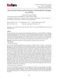 The Smolensk Disaster and the Dynamics of Death-Related Thoughts Accessibility