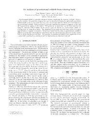 An Analysis of Gravitational Redshift from Rotating Body