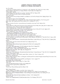 Newsletter Index of Authors and Subjects