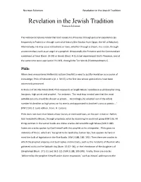 Revelation Preprint