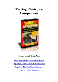 Testing Electronic Components