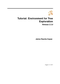 Tutorial: Environment for Tree Exploration Release 2.3.6