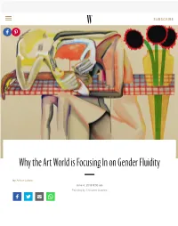 Why the Art World Is Focusing in on Gender Fluidity