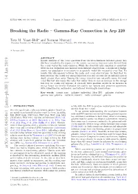 Breaking the Radio – Gamma-Ray Connection in Arp 220
